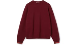 Jersey de lana de cashmere con tribanda Web