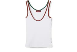 เสื้อกล้าม Cotton rib tank top with Web