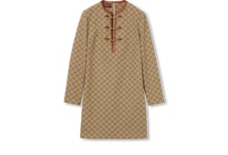 Платье из текстиля GG с Horsebit