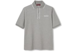 Cotton piquet polo shirt