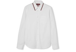 Рубашка из хлопка оксфорд с полосой Web