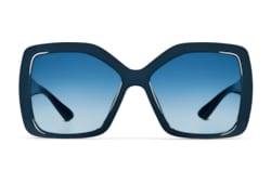 Sonnenbrille mit eckigem Rahmen