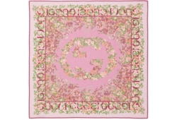 Carré in twill di seta stampato