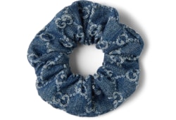 GG denim scrunchie