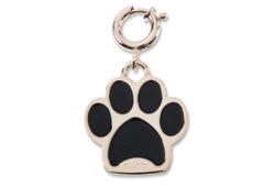 Paw-shaped charm