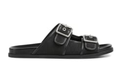 Sandalo slider uomo con fibbie