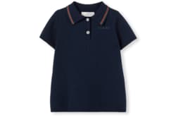 Baby-Polokleid aus Baumwolle mit Stickerei