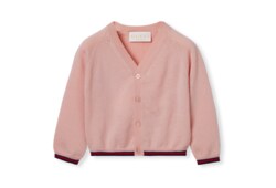 Cardigan neonato in lana con Web