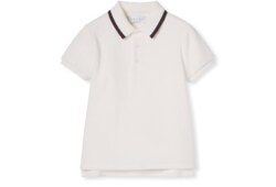 Kinder-Poloshirt aus Baumwolle mit Web