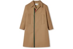 Manteau pour enfant en coton avec bande Web