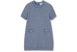 Vestido infantil de rizo de lana