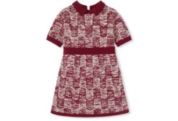 Children's GG wool jacquard dress