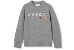 Maglione bambino in lana con ricamo