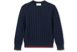 Kinderpullover aus Wolle mit Web