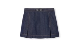 Children's denim skirt with Horsebit