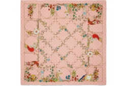 Printed silk twill carré