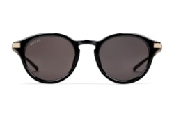 Low nose bridge fit round sunglasses
