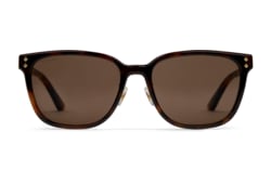 Low nose bridge fit square sunglasses