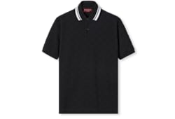 Polo de algodón elástico con GG