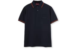 Poloshirt aus Stretch-Baumwolle mit Stickerei