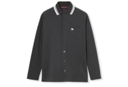 Embroidered cotton piquet polo shirt