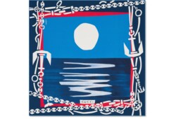 Pañuelo cuadrado seda motivo proyecto 90 x 90