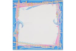 Carré in seta con stampa del progetto 90 x 90