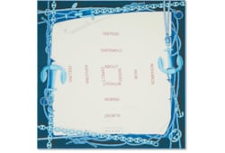 90 x 90 project printed silk carré