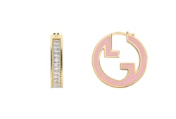 Pendiente Gucci Blondie esmaltado con cristal
