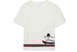 Kinder-T-Shirt aus Baumwolle mit Print