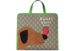 Children's printed GG tote bag