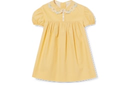 Babykleid aus Baumwolle mit Stickerei