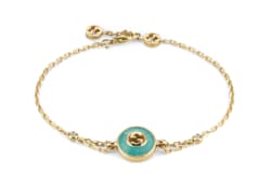 Gucci Interlocking 18k chain bracelet