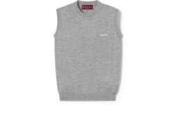 Maglia senza maniche in cashmere e seta