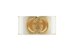 Gucci Interlocking Ring mit Emaille