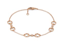 Bracciale Gucci Horsebit diamanti oro 18k