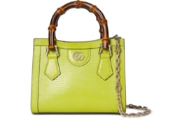 Gucci Diana lizard small tote bag