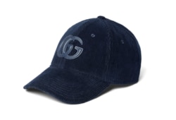 Casquette en velours avec broderie