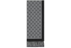 GG wool jacquard scarf