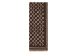 GG wool jacquard scarf