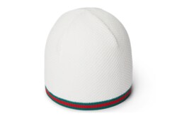 Gorro punto de algodón con tribanda Web bebé