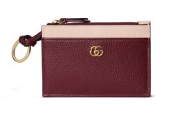 Portacarte GG Marmont con cerniera