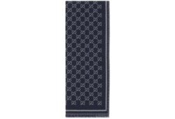 GG wool jacquard scarf