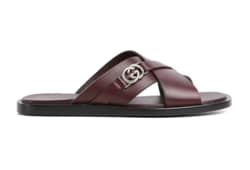 Men's slide sandal with Interlocking G