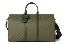 GG canvas large duffle bag