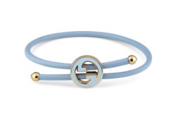 Armband mit rundem GG aus Emaille