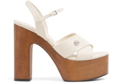 Sandalo donna con plateau