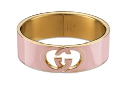 Gucci Interlocking enamel cuff bracelet