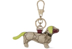 Dog-shaped bag charm