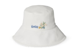 Children's cotton bucket hat with embroidery